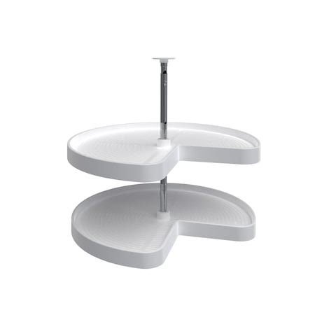 Rev-A-Shelf Polypropylene, White, 28 in W, 26 in H, 28 in D, 18.38 in L, White LD-2472-28-11-1